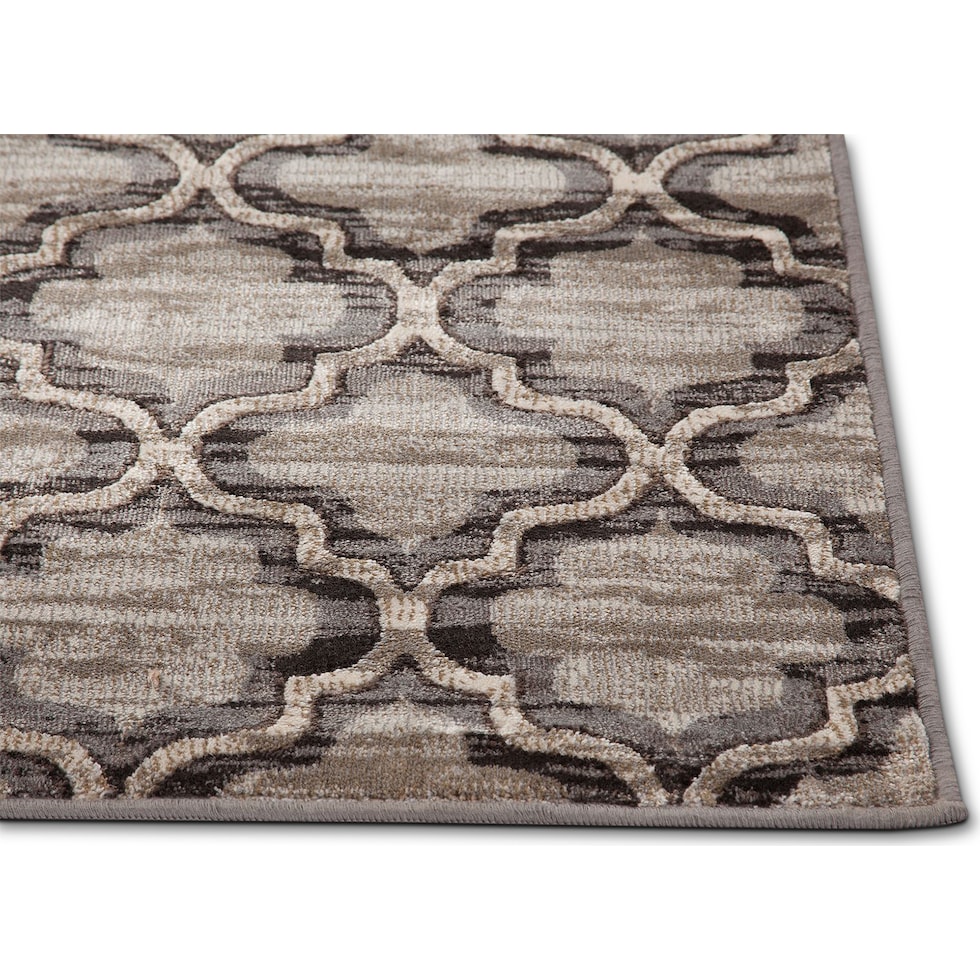 sonoma gray black gray area rug  x    