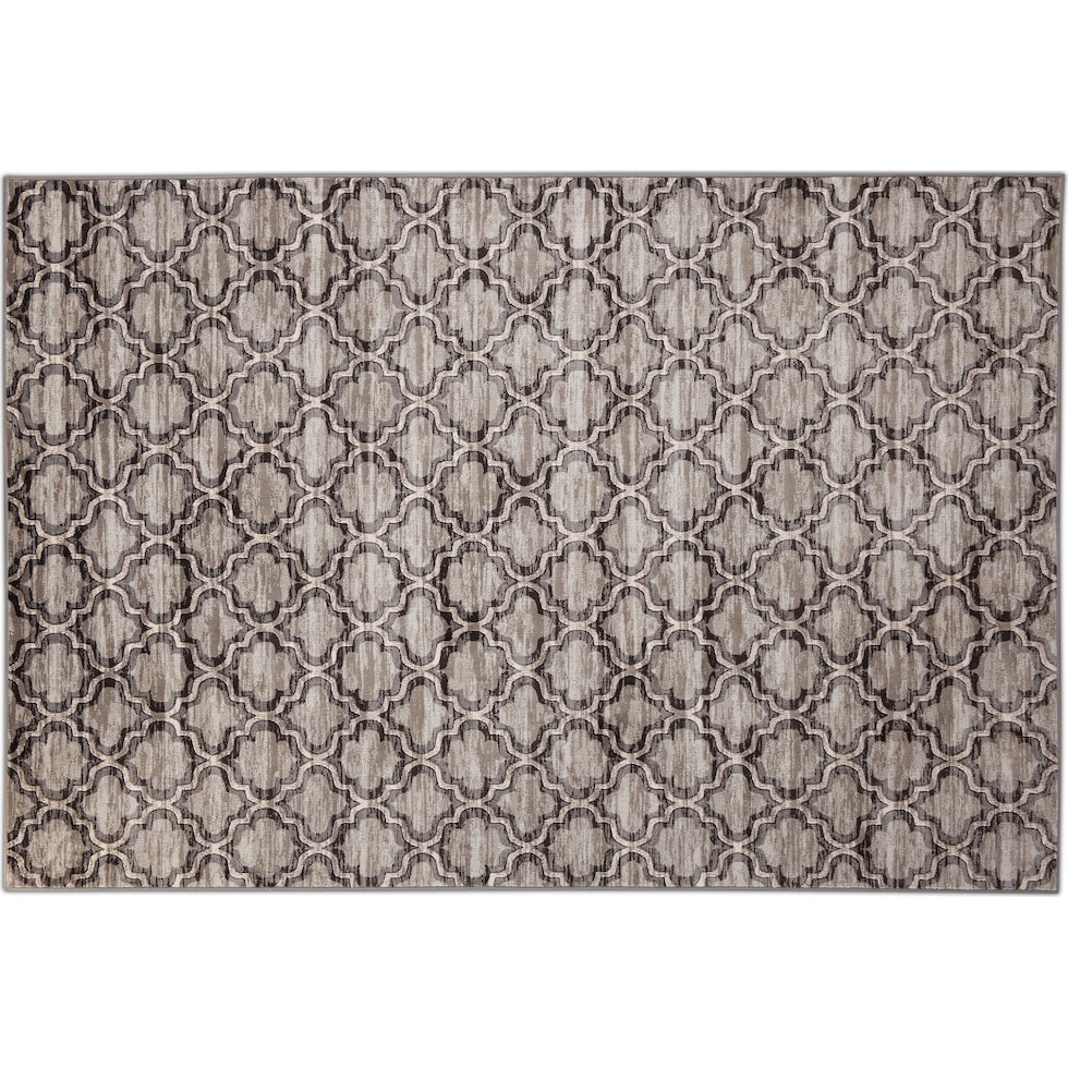 sonoma gray black gray area rug  x    