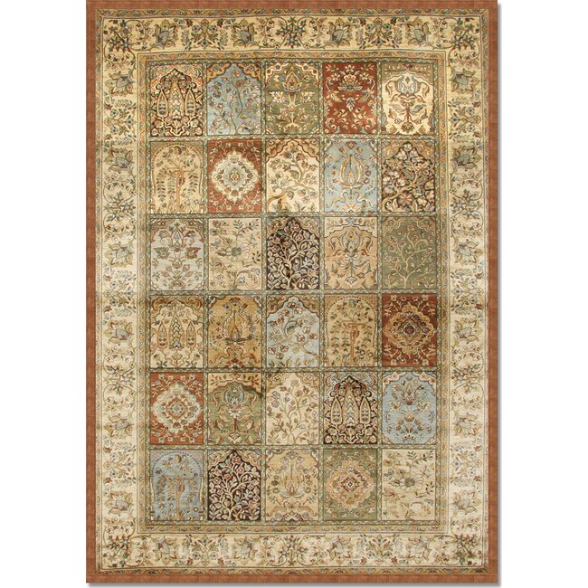 Rugs - Sonoma Mosaic Area Rug - Rust and Sage