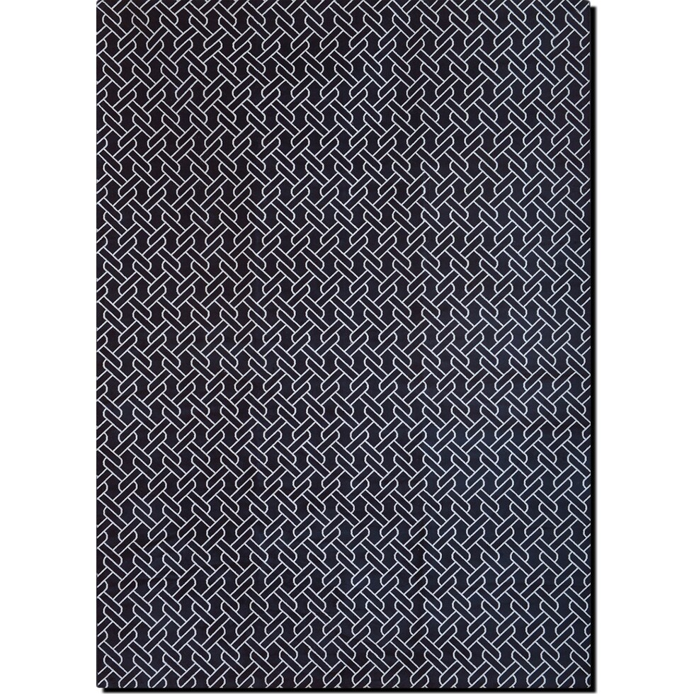 sonoma navy ii navy and white area rug ' x '   