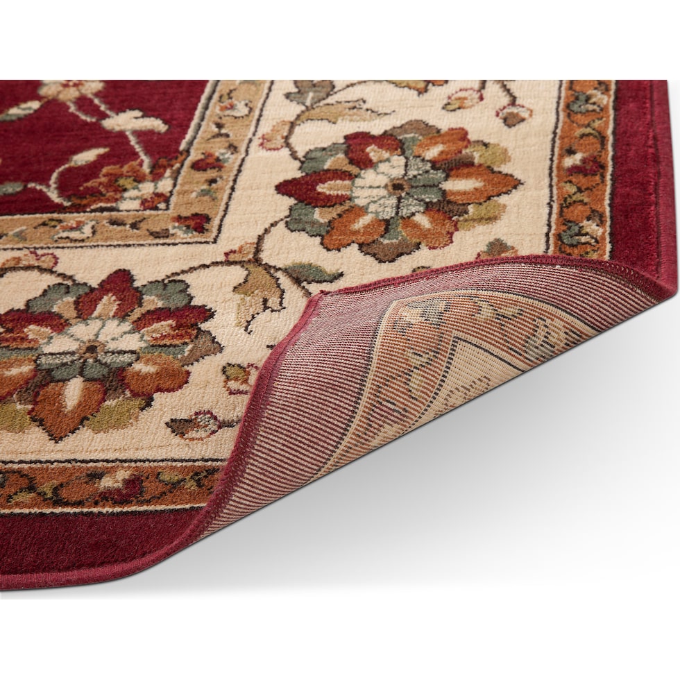 sonoma noble red area rug  x    