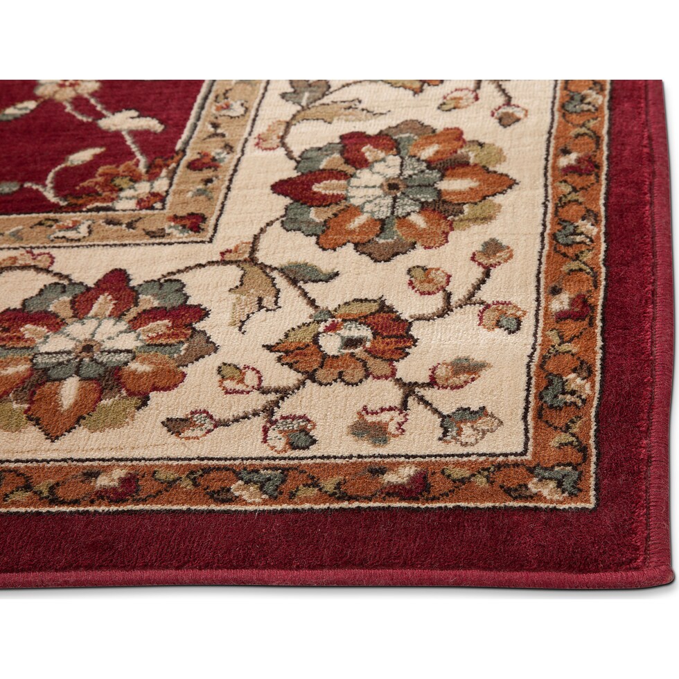 sonoma noble red area rug  x    
