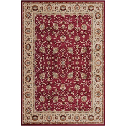 Sonoma Noble 5' x 8' Area Rug - Red and Beige