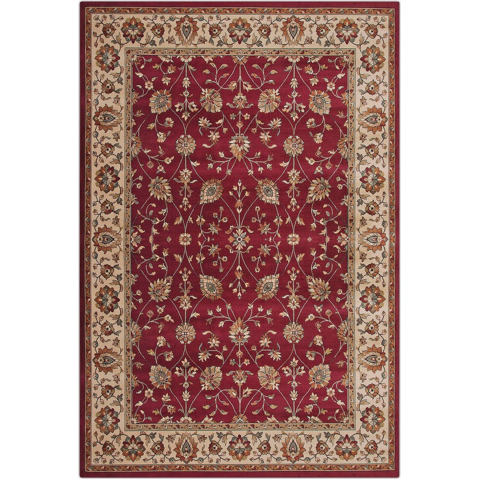 sonoma noble red area rug  x    