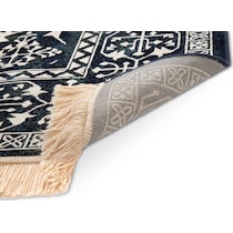 sonoma traditional navy blue area rug  x    