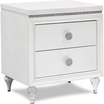 sophia youth white nightstand   