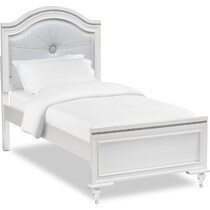 sophia youth white twin bed   
