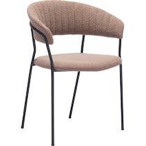 sora light brown dining chair   