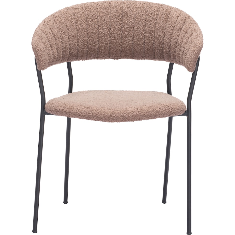 sora light brown dining chair   