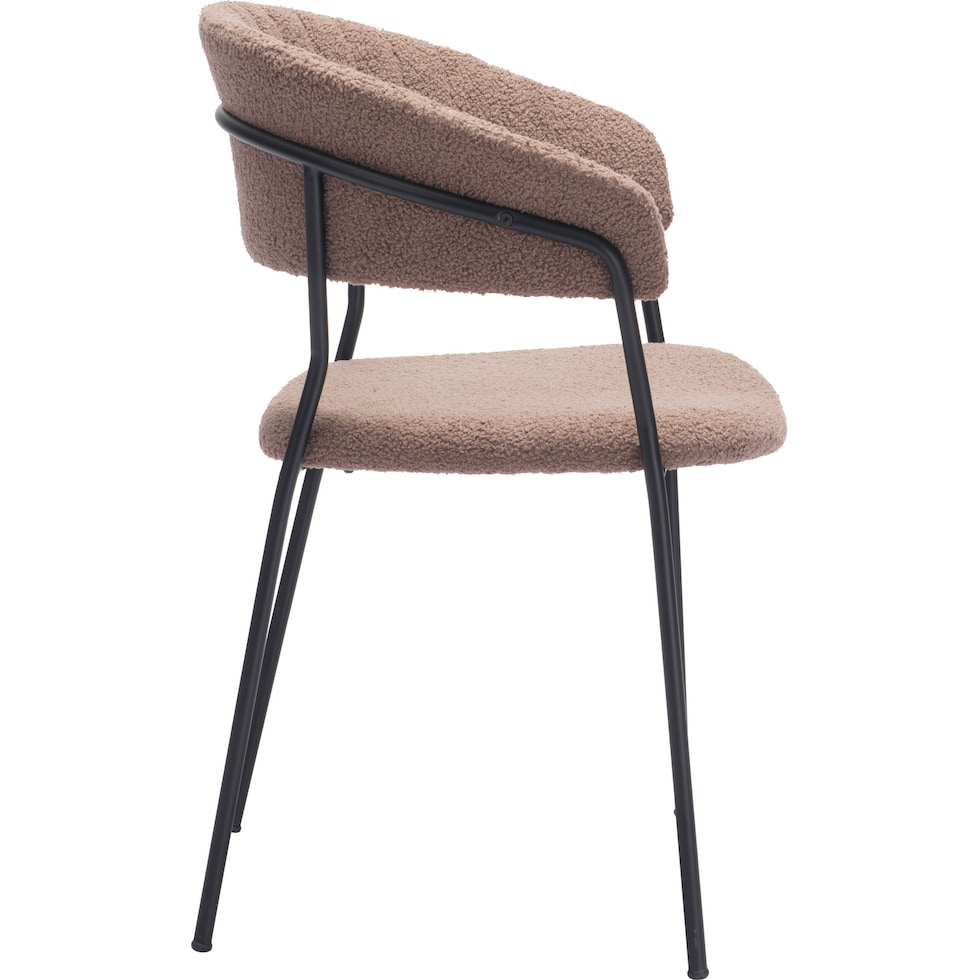 sora light brown dining chair   