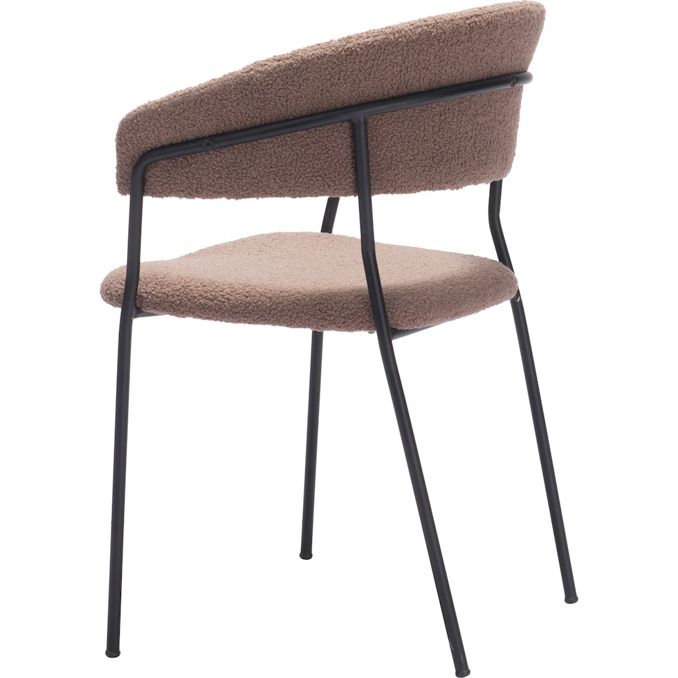 sora light brown dining chair   