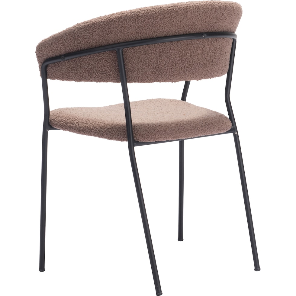 sora light brown dining chair   