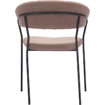 sora light brown dining chair   