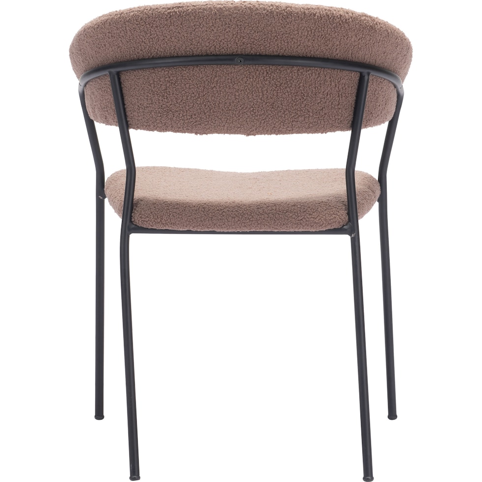 sora light brown dining chair   