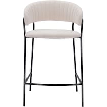 sora white counter height stool   