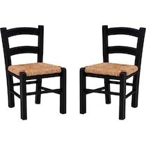 soren black youth chair   