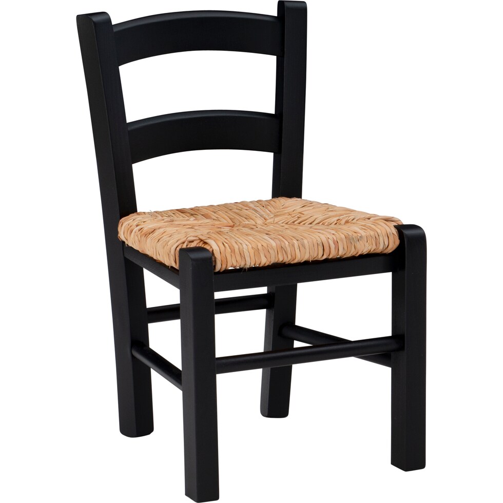 soren black youth chair   