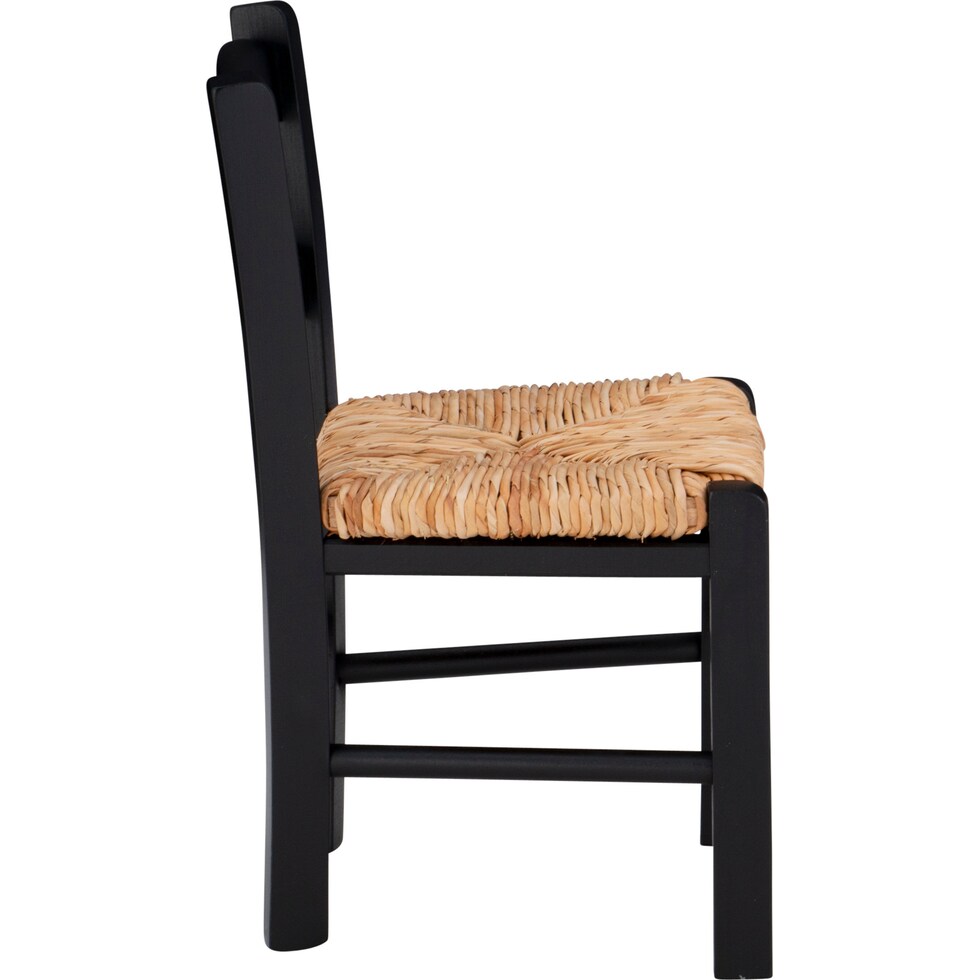 soren black youth chair   