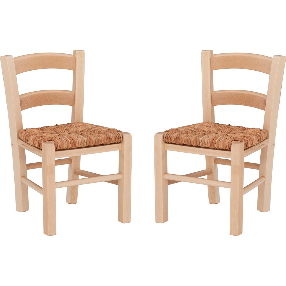 soren light brown youth chair   