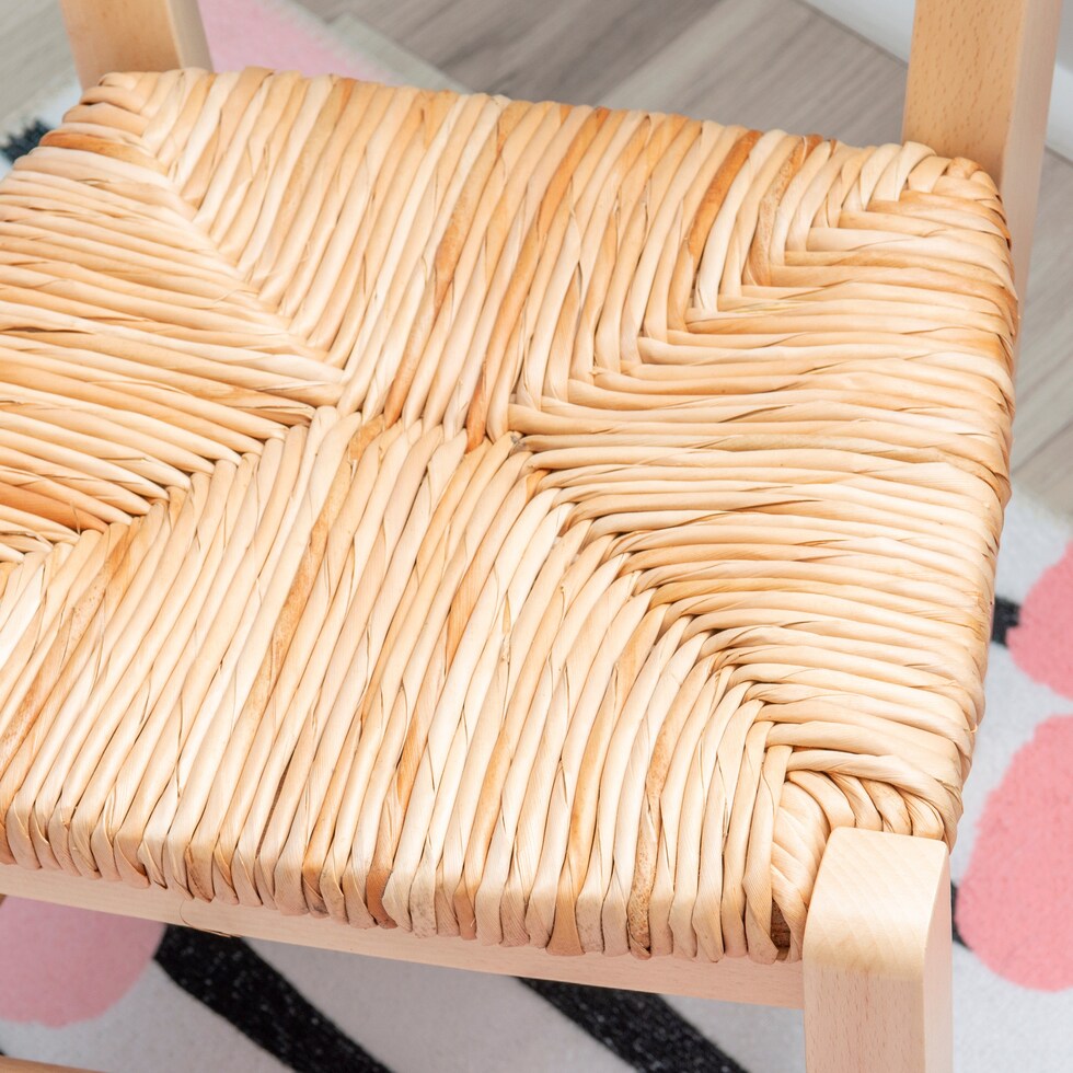 soren light brown youth chair   