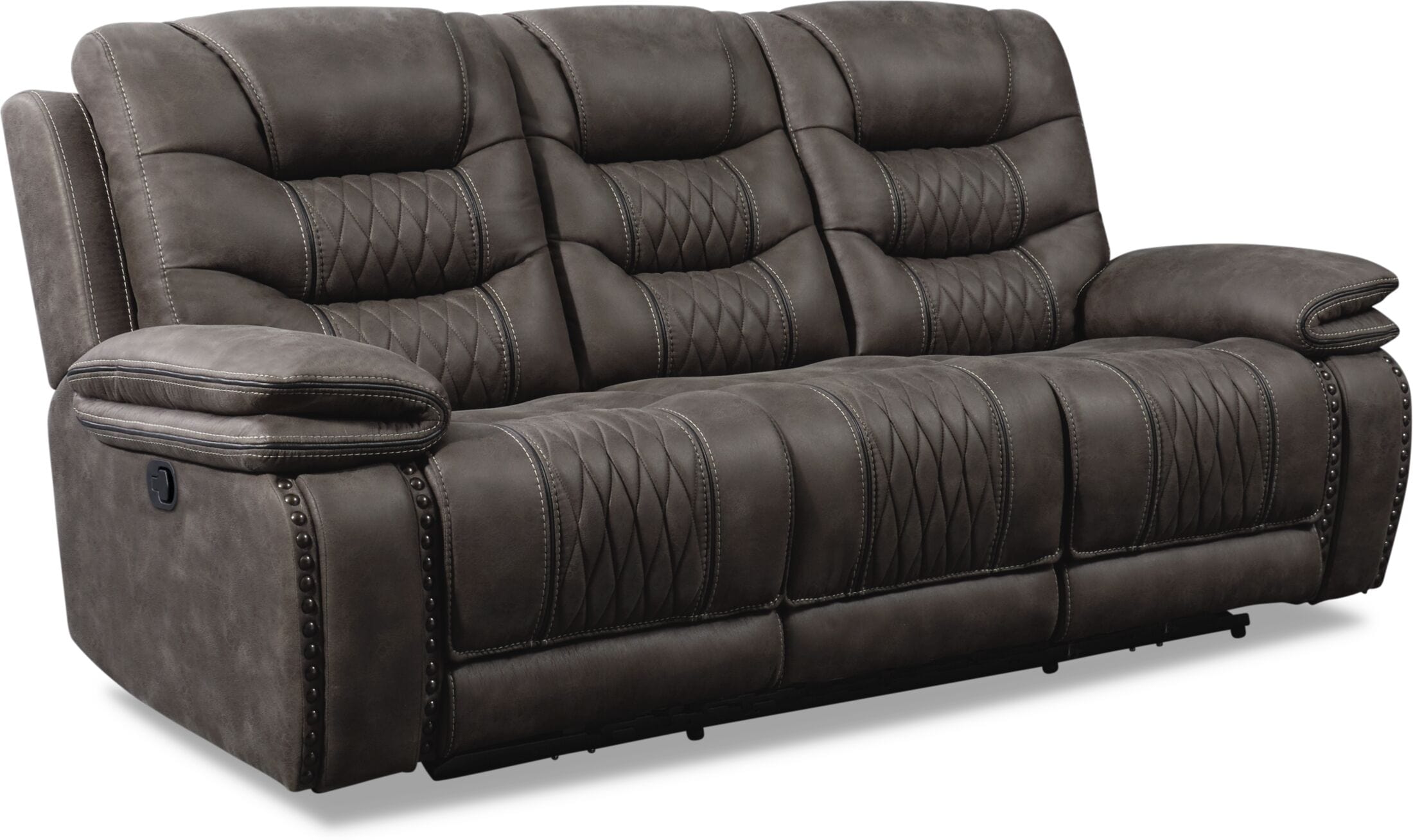 sorrento brown motion sofa