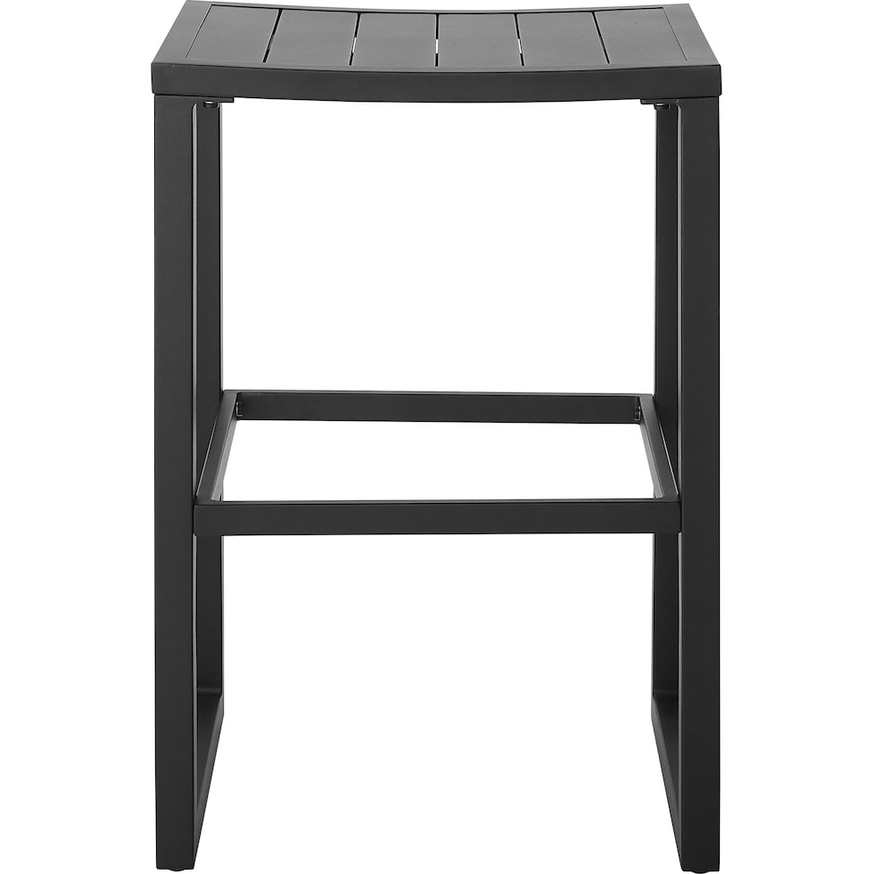 south hampton black outdoor bar stools   