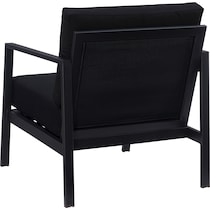 south hampton black outdoor chair   