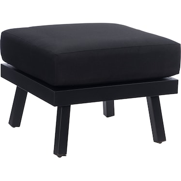 Southhampton Outdoor Ottoman - Black