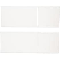 south hampton white outdoor chaise set   