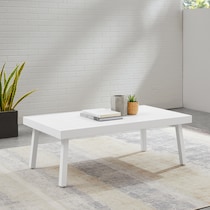 south hampton white outdoor coffee table   