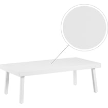 south hampton white outdoor coffee table   