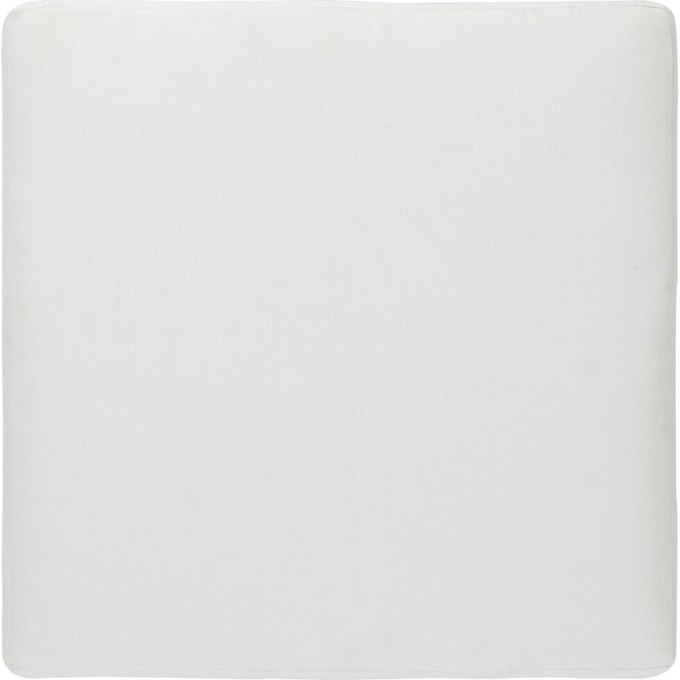 south hampton white outdoor ottoman   