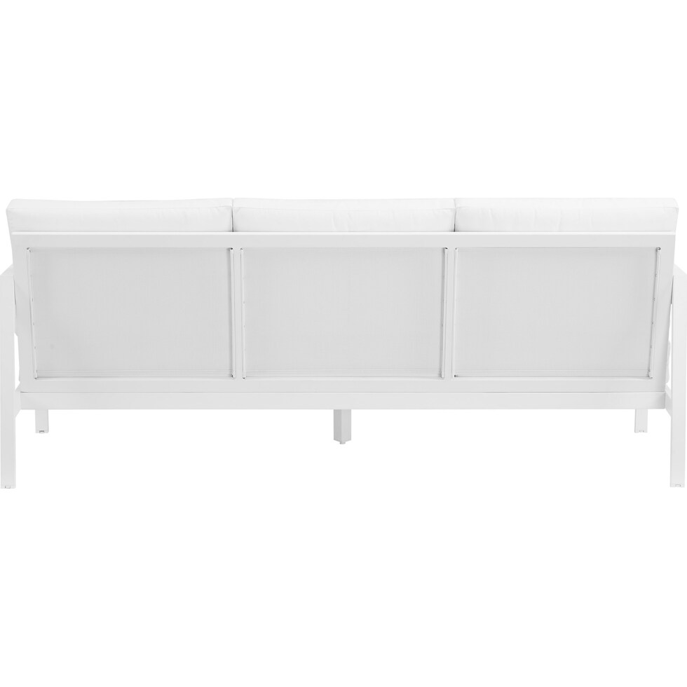 south hampton white outdoor sofa   