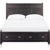 southampton gray  pc king storage bedroom   