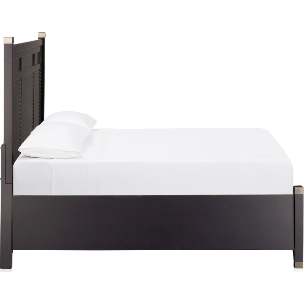 southampton gray  pc king storage bedroom   