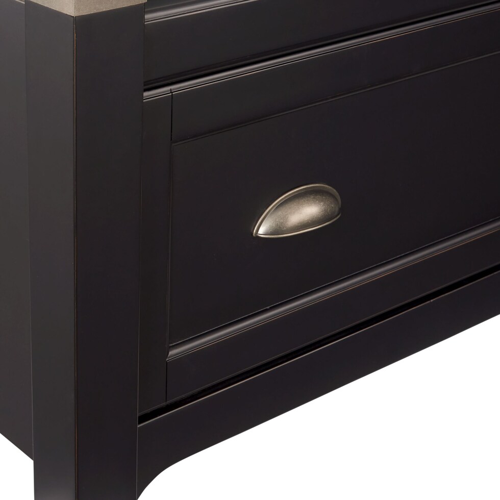 southampton gray  pc king storage bedroom   