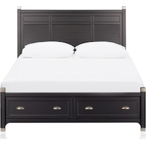 southampton gray queen storage bed   