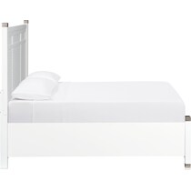 southampton white king storage bed   