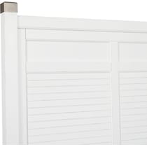 southampton white king storage bed   