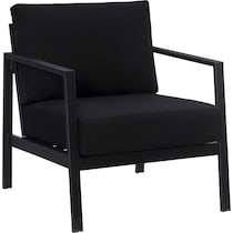 southhampton black outdoor chair   