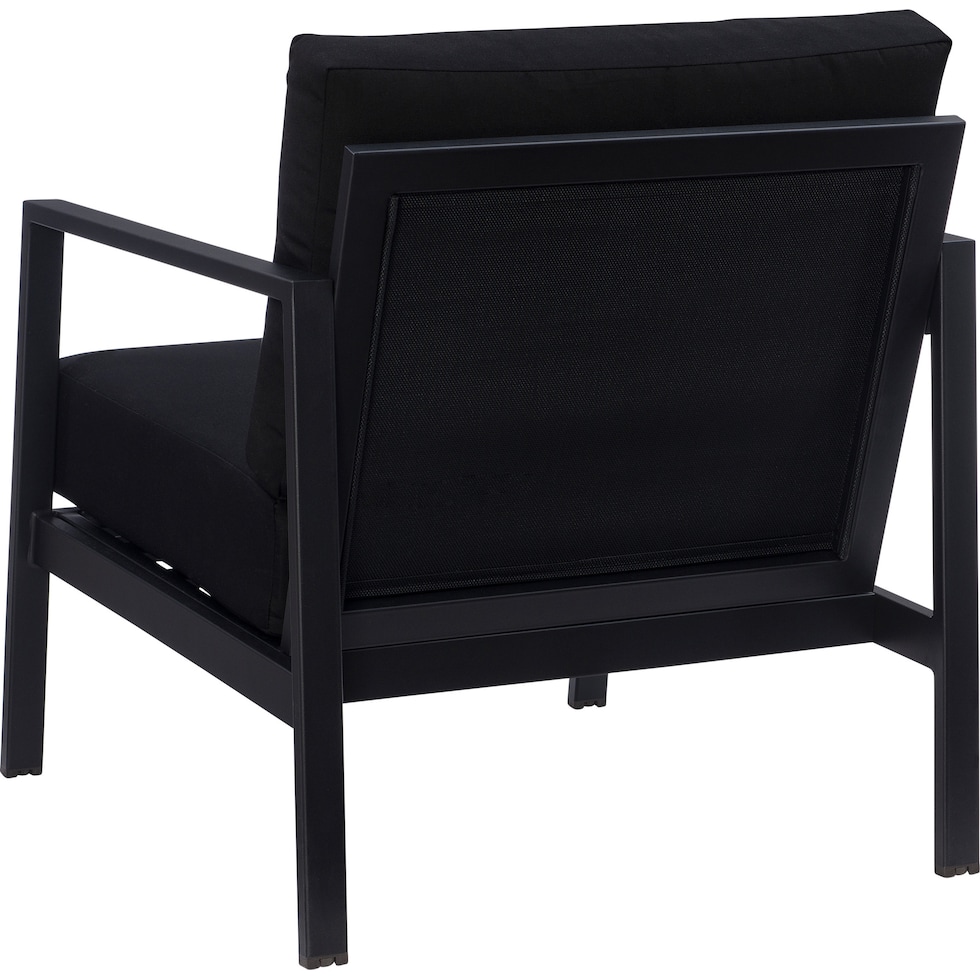 southhampton black outdoor chair   