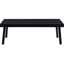 southhampton black outdoor coffee table   