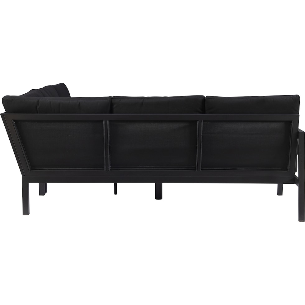 southhampton black outdoor sectional   