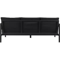 southhampton black outdoor sofa   