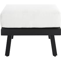 southhampton white outdoor ottoman   