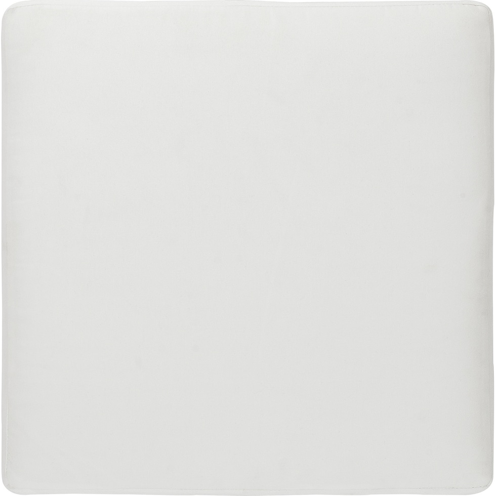 southhampton white outdoor ottoman   