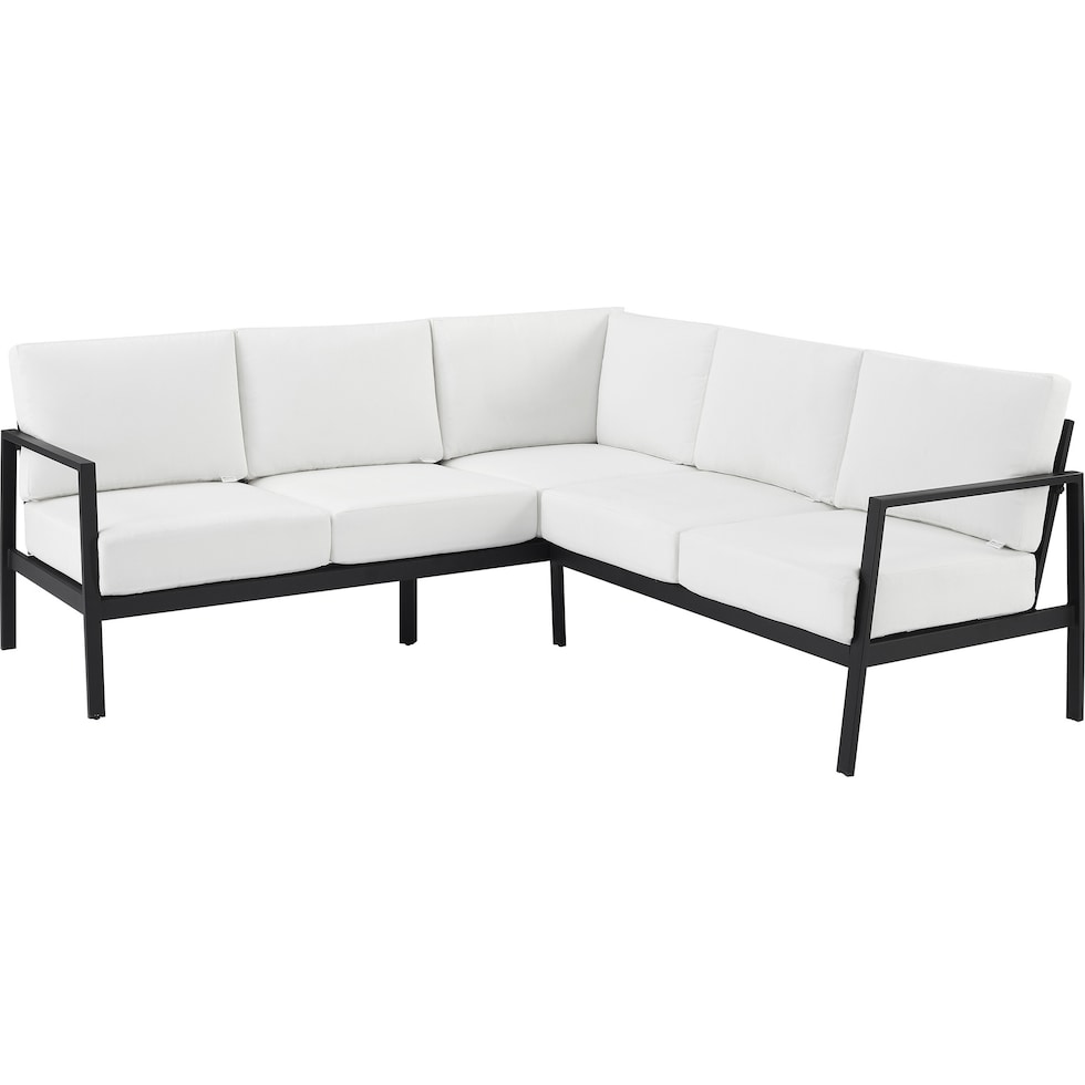 southhampton white outdoor sectional   