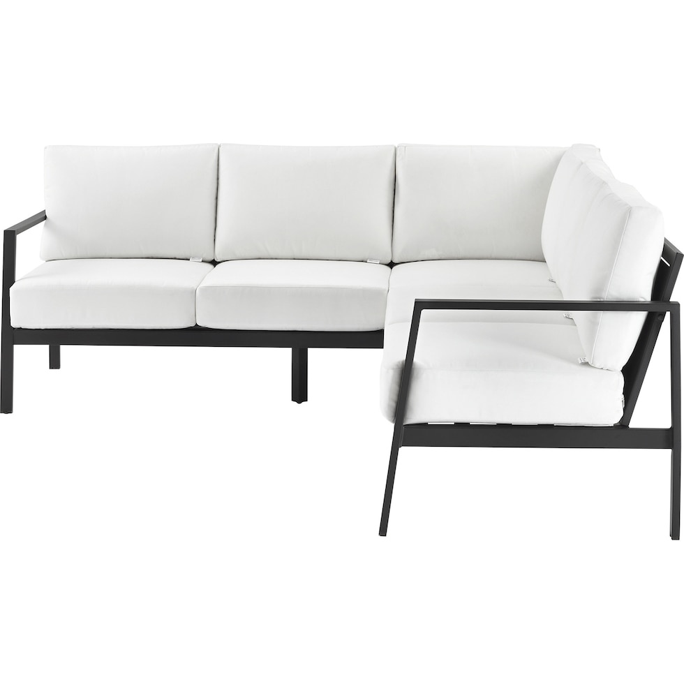 southhampton white outdoor sectional   