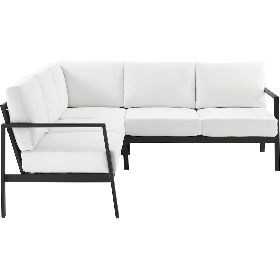 southhampton white outdoor sectional   