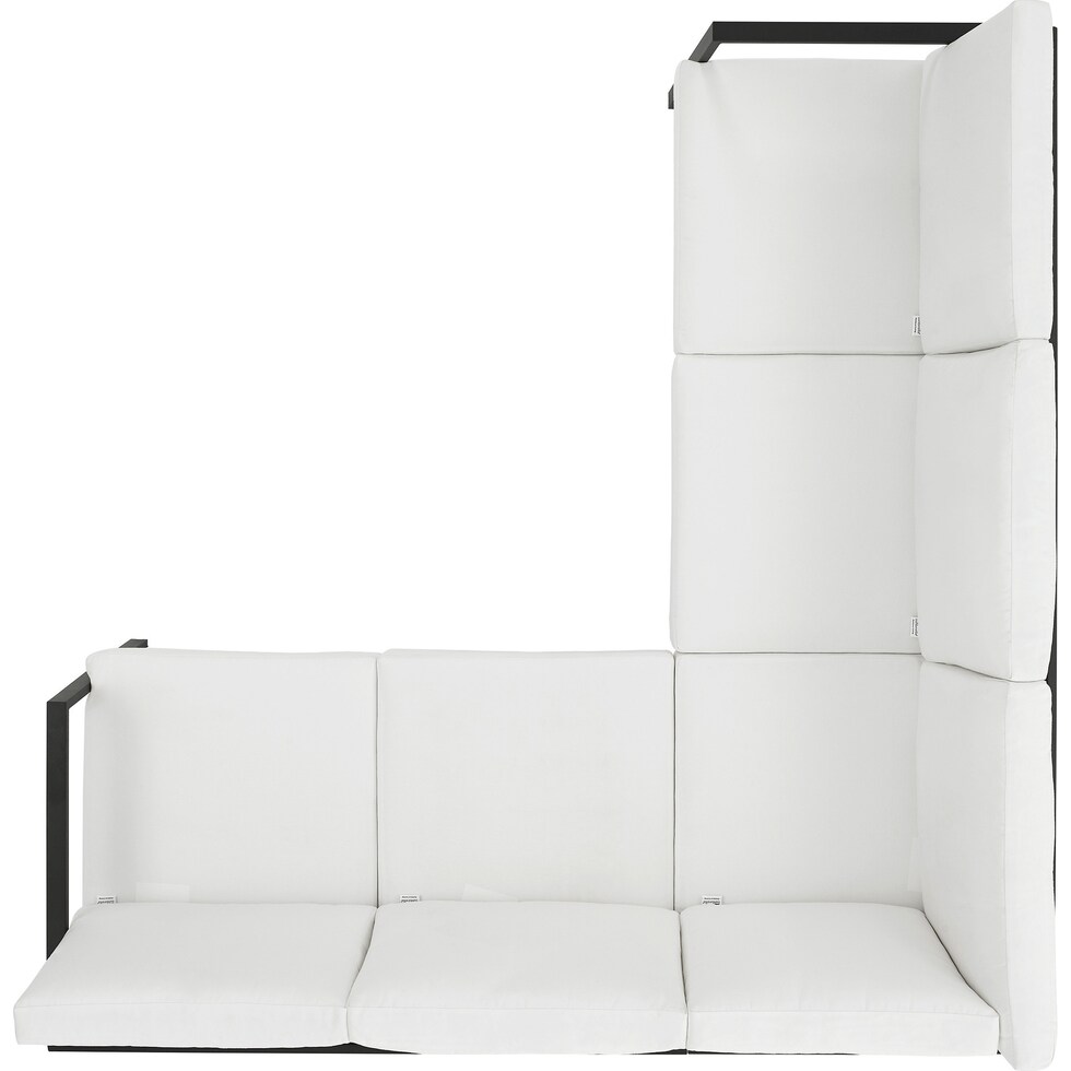 southhampton white outdoor sectional   